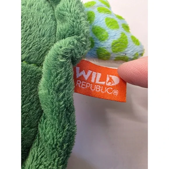 Wild Republic Green Sea Turtle Plush Toy Stuffed Animal Kids Ocean Life /DD - Picture 4 of 6